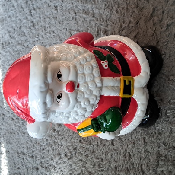 NIB Christmas Santa cookie jar - Picture 2 of 8